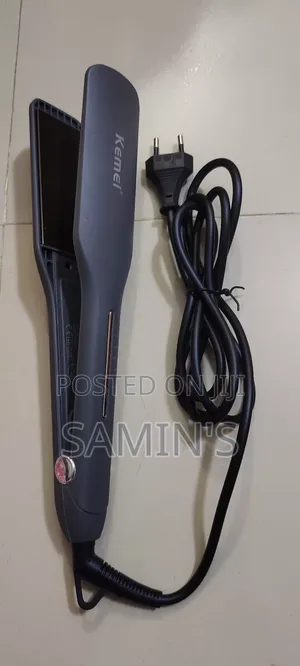 Kemei Km-9828 2 in 1 Wide Plate Flat Iron Hair Straightener