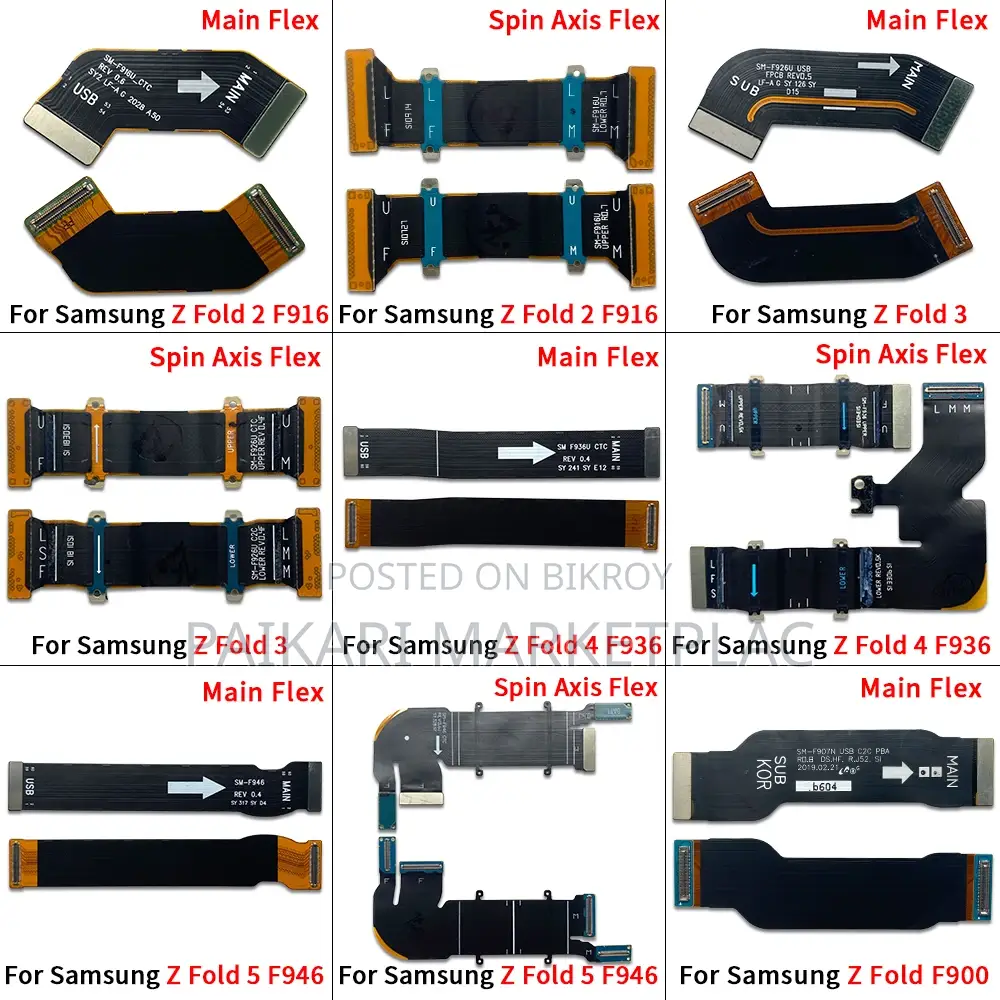 Samsung Galaxy Z Flip 1 2 3 4 5-Z Fold 1 2 3 4 5 Flex Ribbon