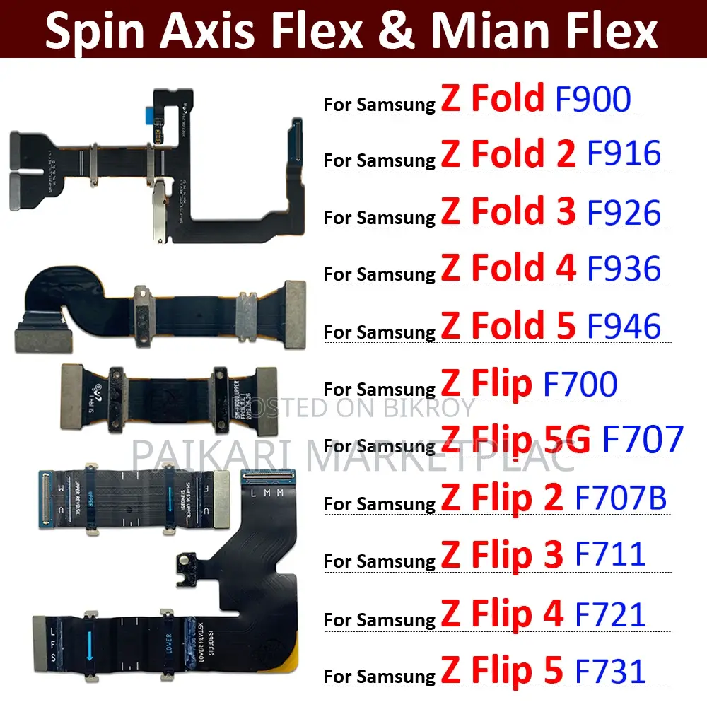 Samsung Galaxy Z Flip 1 2 3 4 5-Z Fold 1 2 3 4 5 Flex Ribbon