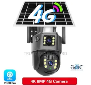 8MP Wireless Solar Camera 4G Sim Outdoor Dual IP Camera