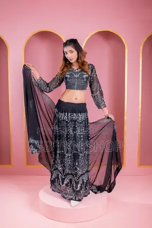 Lehenga Georgette Embroidery Party Dress