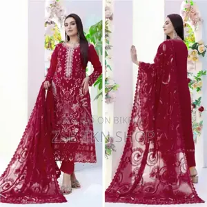 Embroidery Sequence Weightless Georgette Kameez