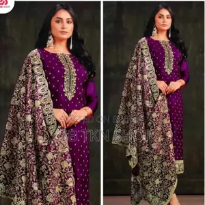 Embroidery Sequence Weightless Georgette Kameez