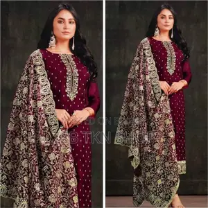 Embroidery Sequence Weightless Georgette Kameez