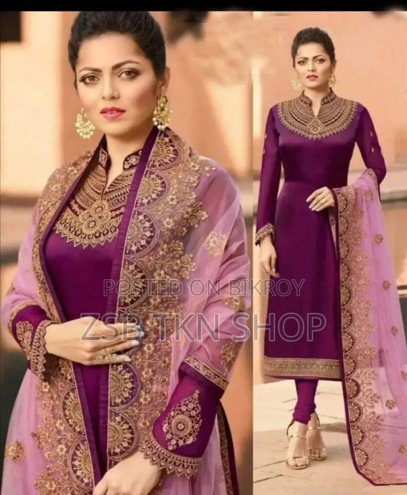 Soft Georgette Embroidered Georgette Kameez