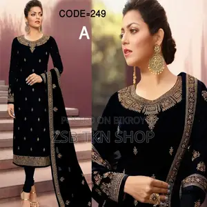 Soft Georgette Embroidered Georgette Kameez