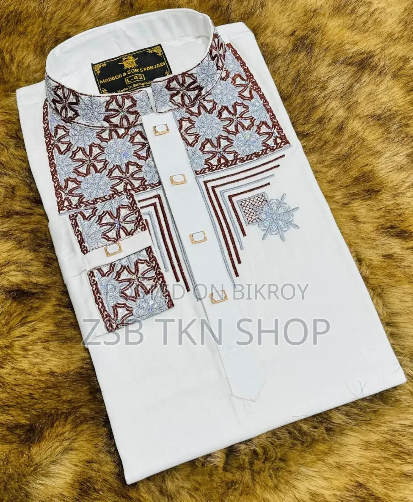 Sutton Slab Cotton Punjabi