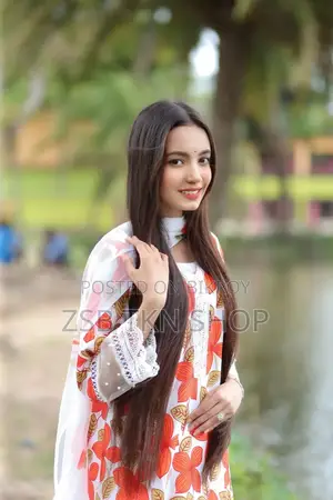 নতুন সুতির থ্রি পিস