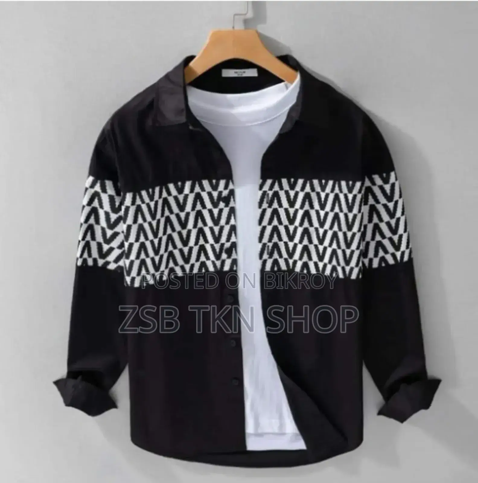 Exclusive Full Sleeve Shirt Stylist Print Shirt Nice Look