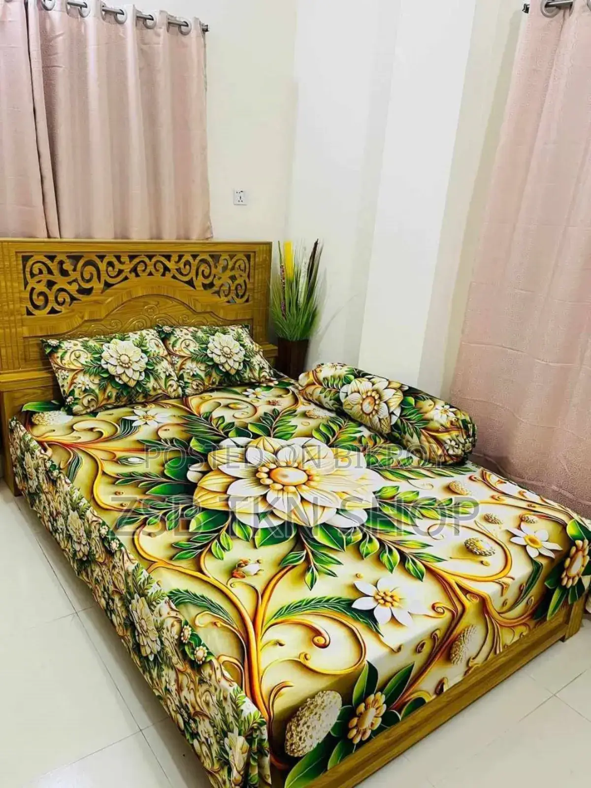 Primium 3d Bedsheet Four Piece Set