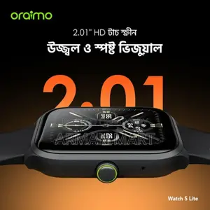 Oraimo Watch 5 Lite 2.01" Hd Ip68 Smart Watch