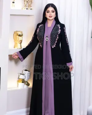 এমব্রয়ডারি দুবাই চেরি বোরকা