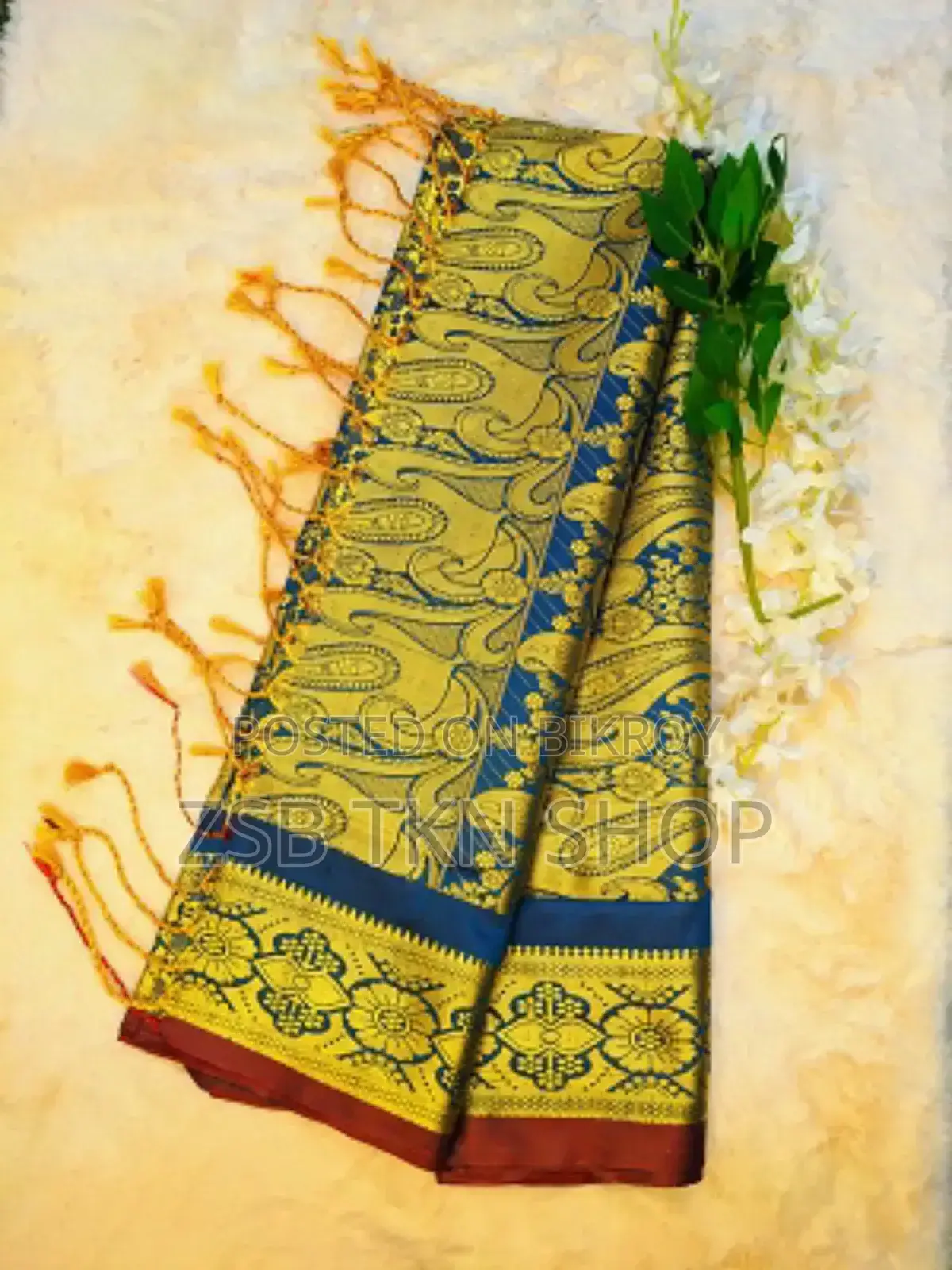 Original Sirajganj Silk Katan Saree Made by Weavers