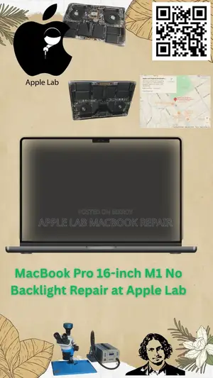 Macbook Pro 16-Inch M1 No Backlight Repair
