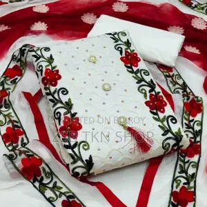 Switch Cotton Chest and Full Body Double Embroidery Work.