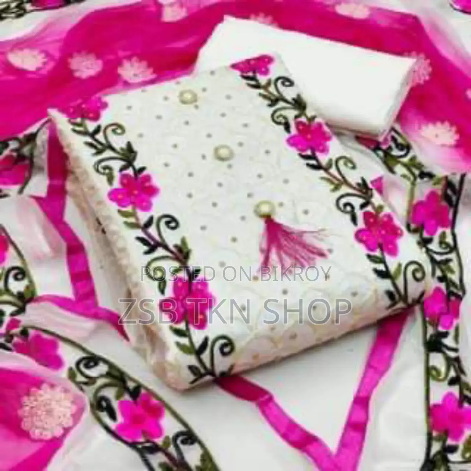 Switch Cotton Chest and Full Body Double Embroidery Work.