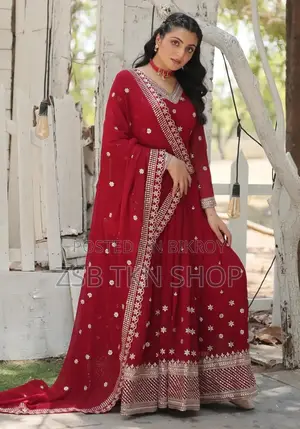 থ্রি পিস পার্টি গাউন নতুন আপডেট কালেকশন