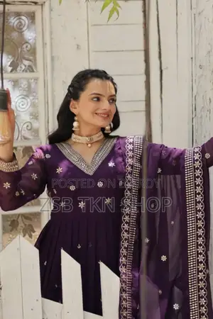 থ্রি পিস পার্টি গাউন নতুন প্রোডাক্টস ফর গার্লস