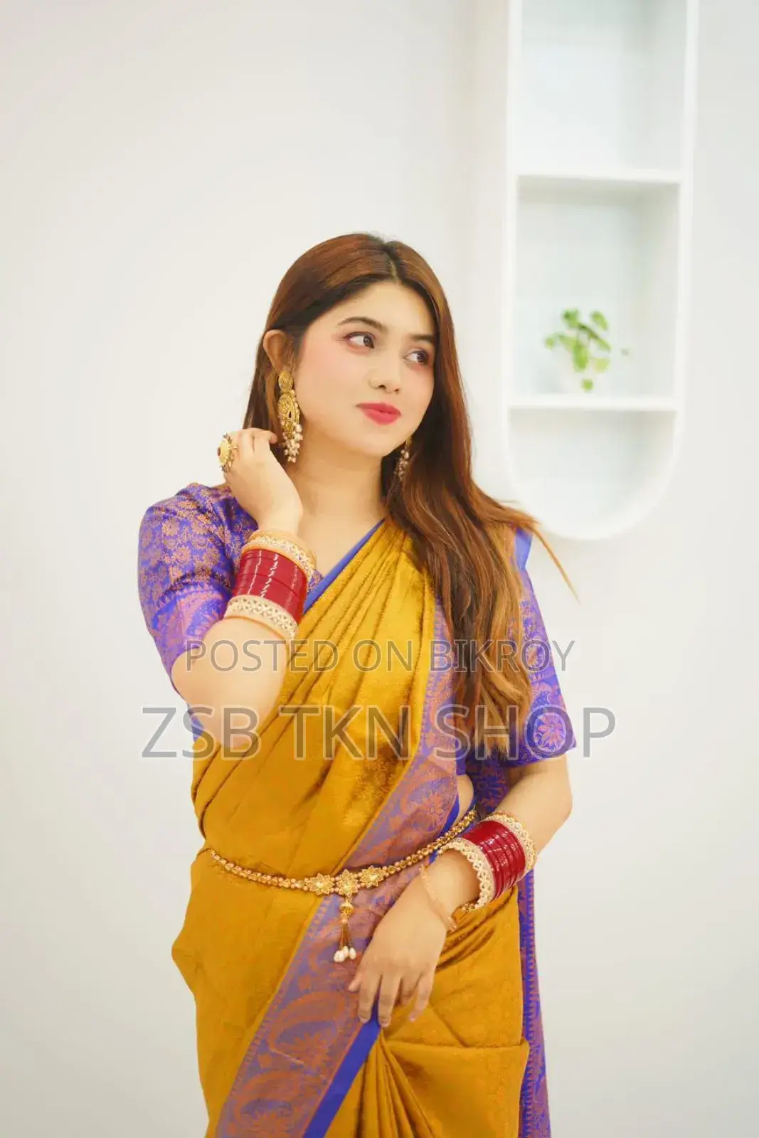 কাঞ্জিভরম কাতান শাড়ি উইথ ব্লাউজ পিস নিউ আপডেট কালেকশন