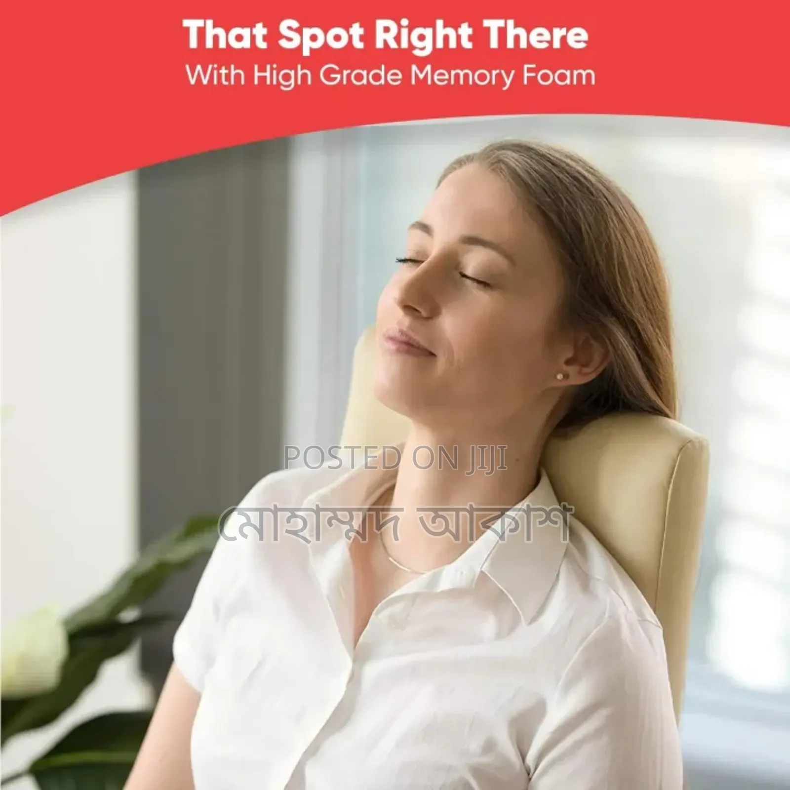 Memory Foam Lumbar Support For Back Pain Relief Compatible