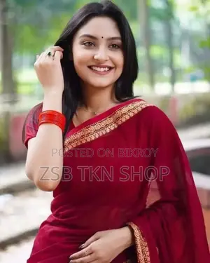 Half Silk Nokshi Pair Sharee New