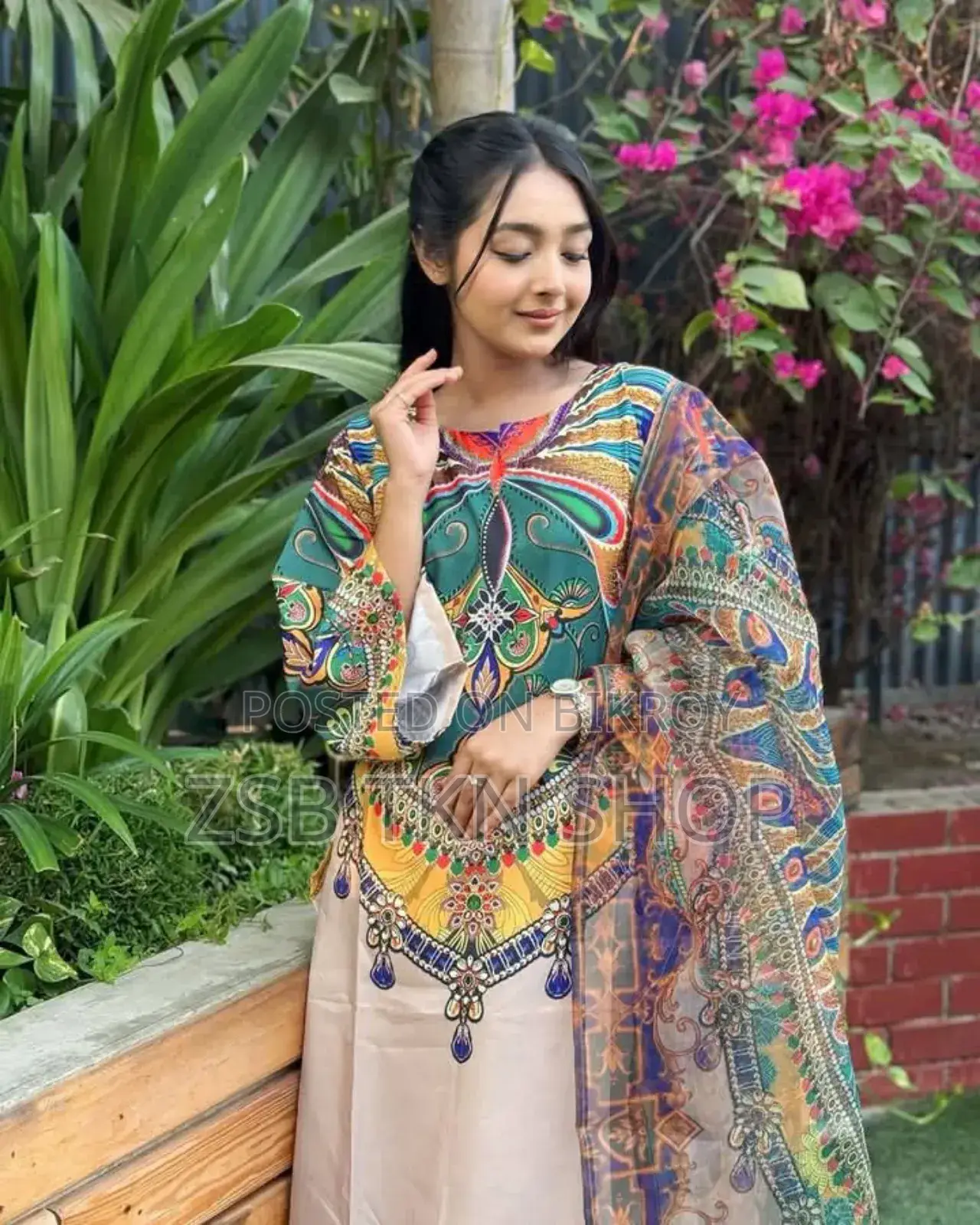 ডিজিটাল প্রিন্ট থ্রি পিস নিউ প্রোডাক্টস ফর ফাফ ডিবিজেএইচসি