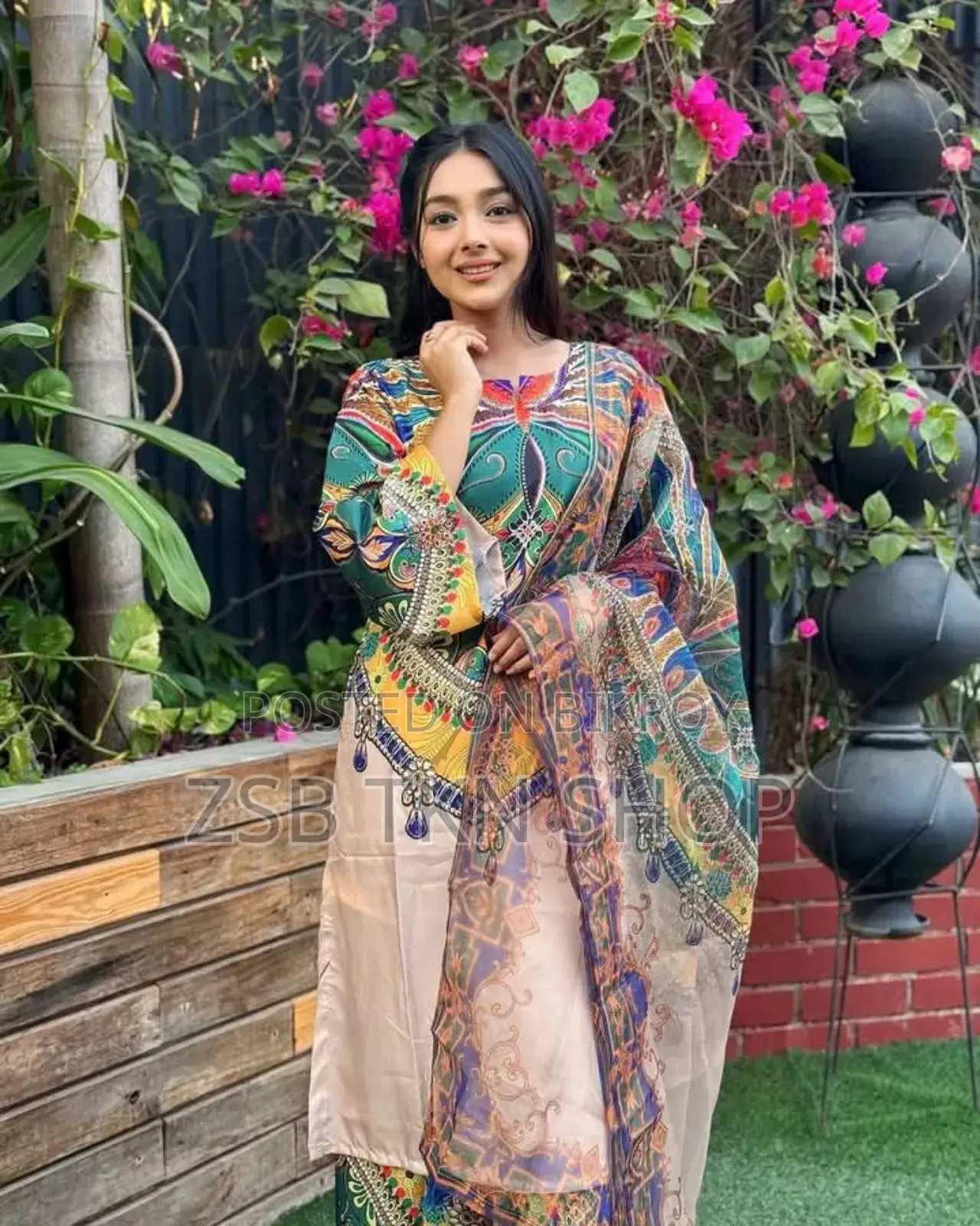 ডিজিটাল প্রিন্ট থ্রি পিস নিউ প্রোডাক্টস ফর ফাফ ডিবিজেএইচসি