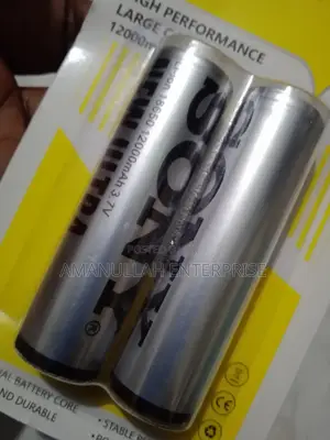 সনি উচ্চ মানের লি-আয়ন ব্যাটারি।