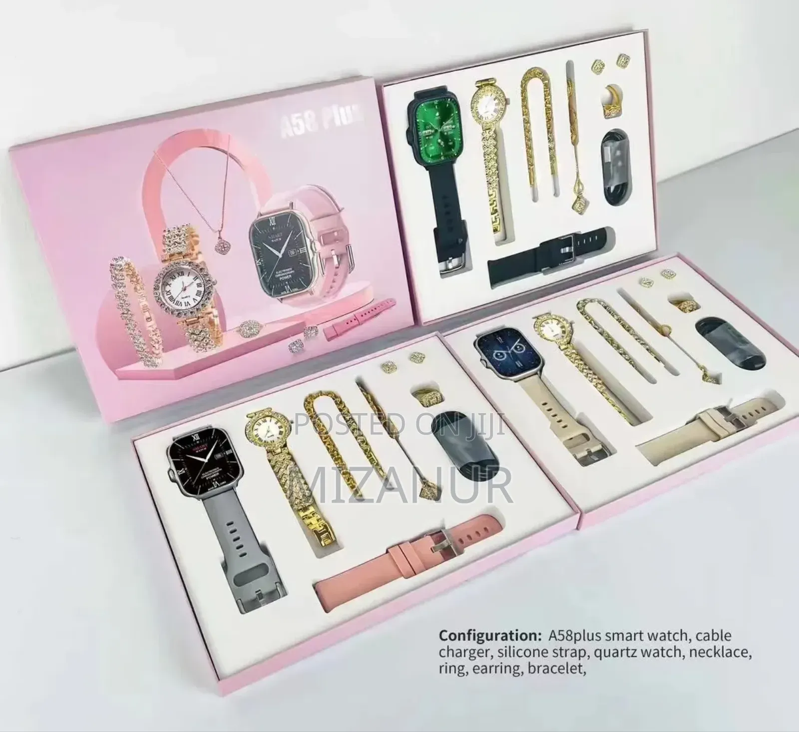A58 Plus Watch 2.02 Inch Smart Watch With Jewelry for Women
