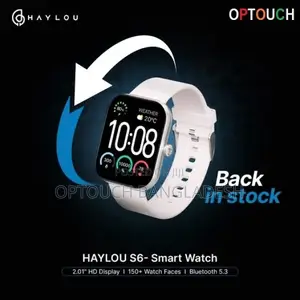 Haylou S6 2.01" TFT Bt Calling With Ip68 Water R. Smartwatch
