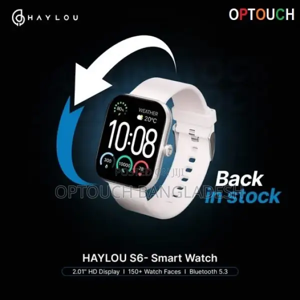 Haylou S6 2.01" TFT Bt Calling With Ip68 Water R. Smartwatch