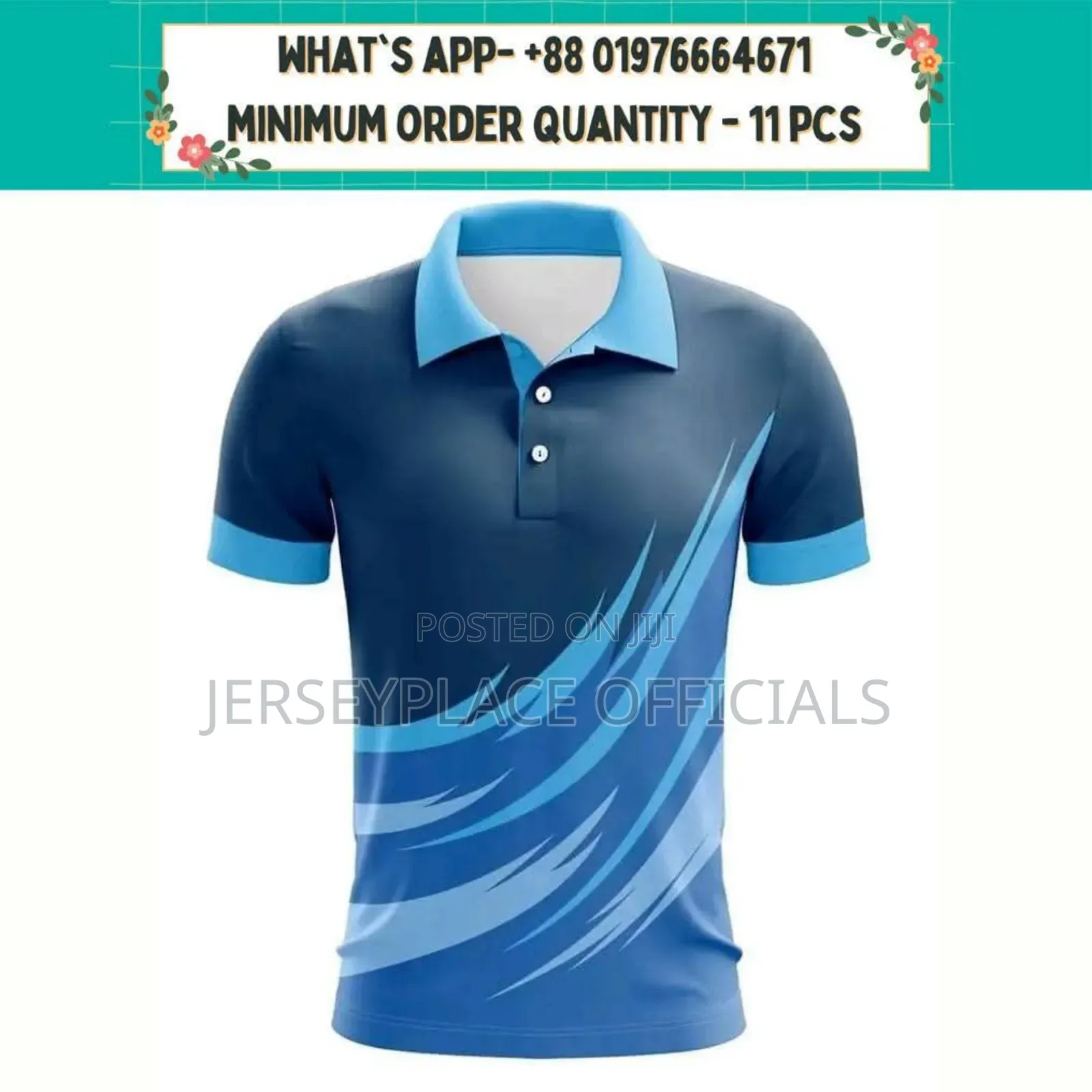 Customized Jersey (Minimum Order 11 PCS)