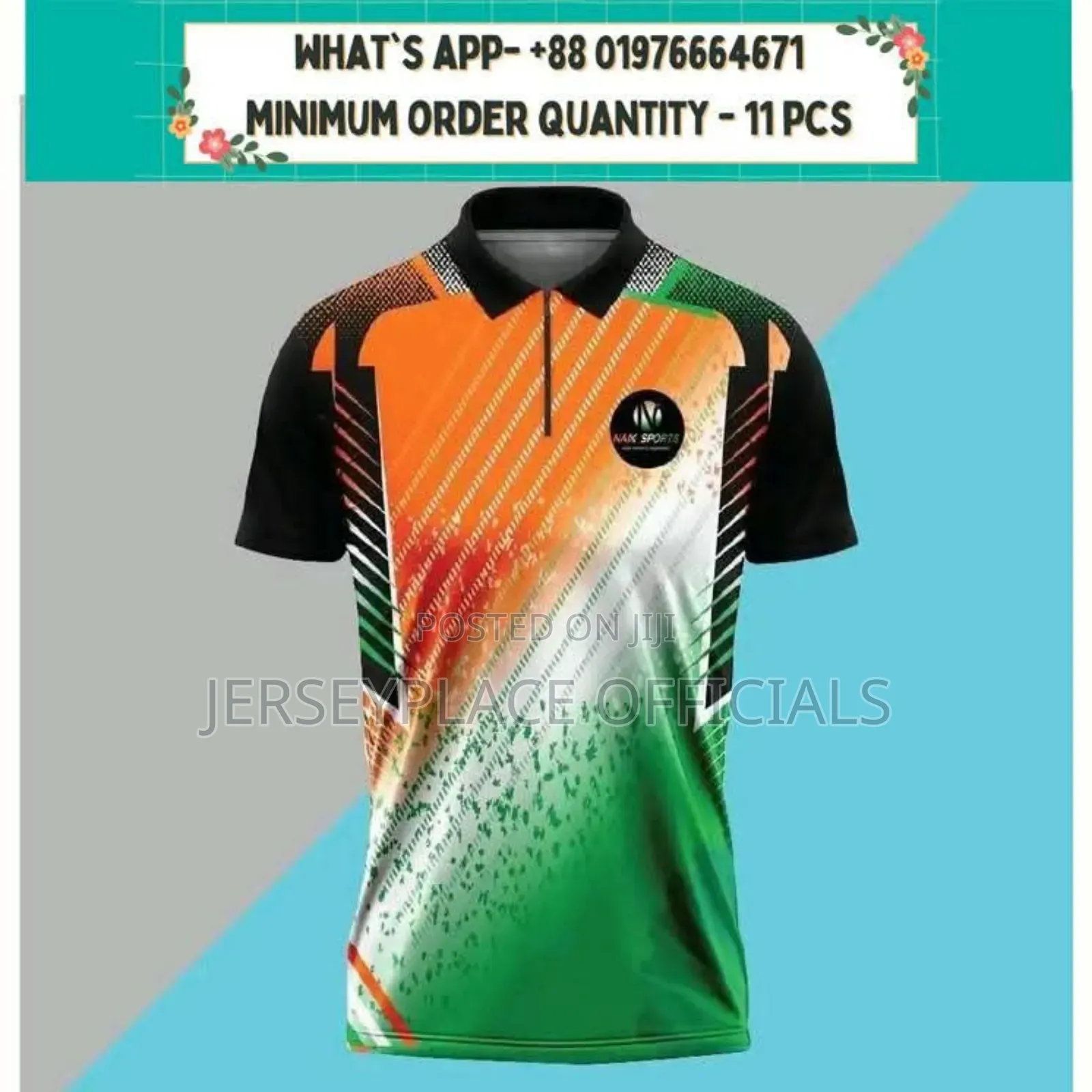 Customized Jersey (Minimum Order 11 PCS)