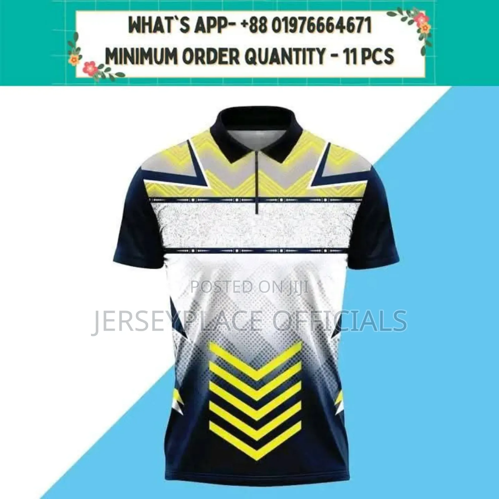 Customized Jersey (Minimum Order 11 PCS)