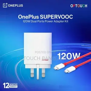 Oneplus Supervooc 120W Dual Ports Power Adapter With C to C