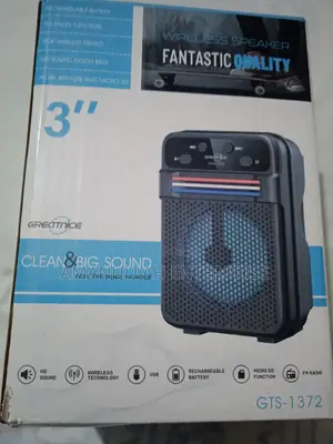 Greatnice ওয়্যারলেস স্পিকার ৩ ইঞ্চি GTS-1372