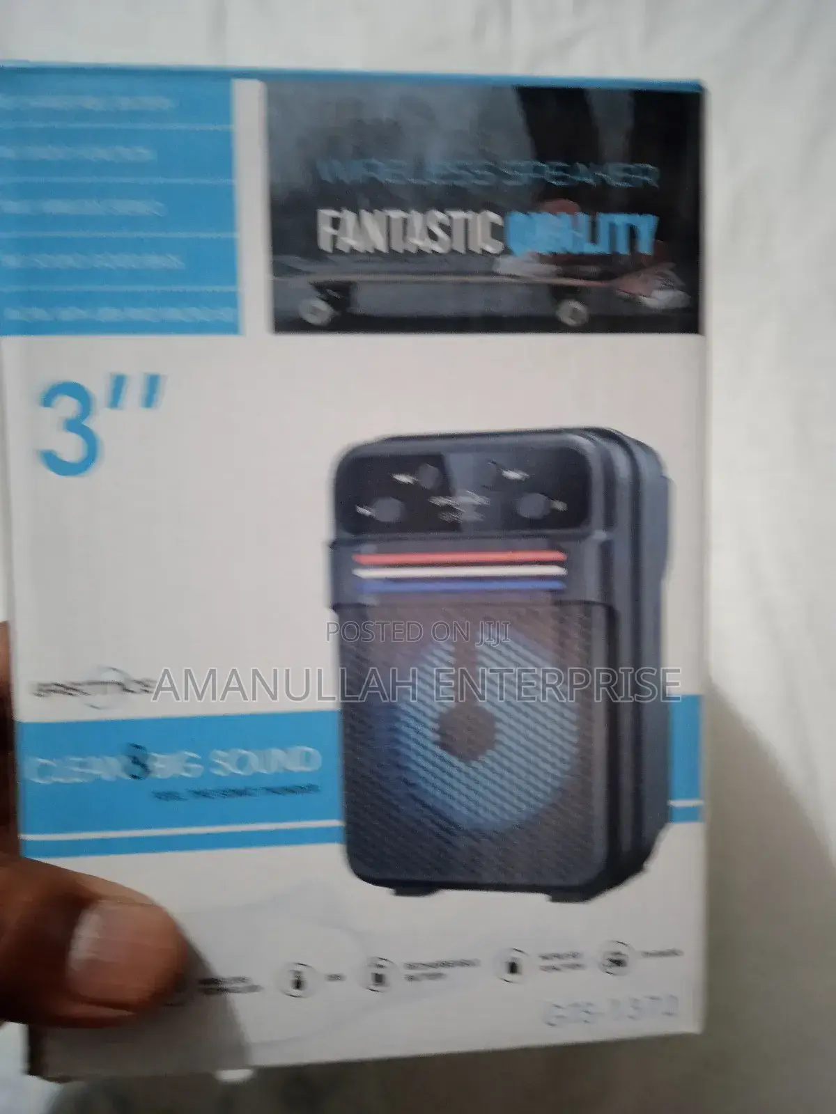 Greatnice ওয়্যারলেস স্পিকার ৩ ইঞ্চি GTS-1372