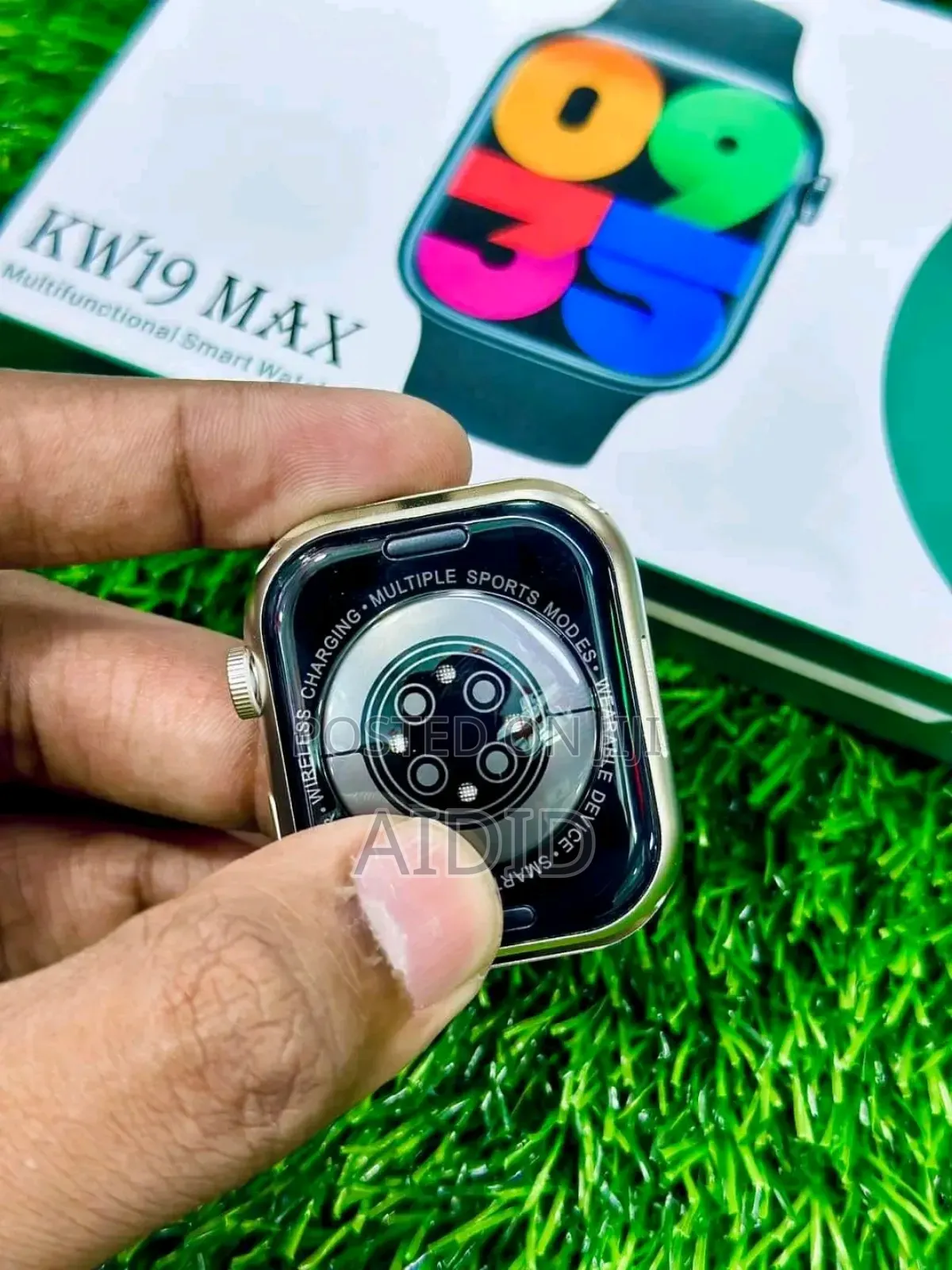 Kw19 Max Smart Watch - 2.5d Curve Display With Double Strap