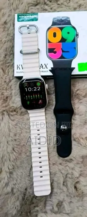 Kw19 Max Smart Watch - 2.5d Curve Display With Double Strap