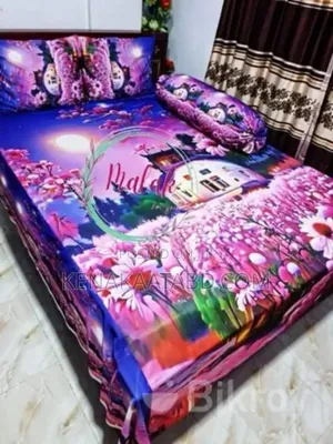 চায়না প্রিমিয়াম থ্রিডি ডিজাইন বেড শিট