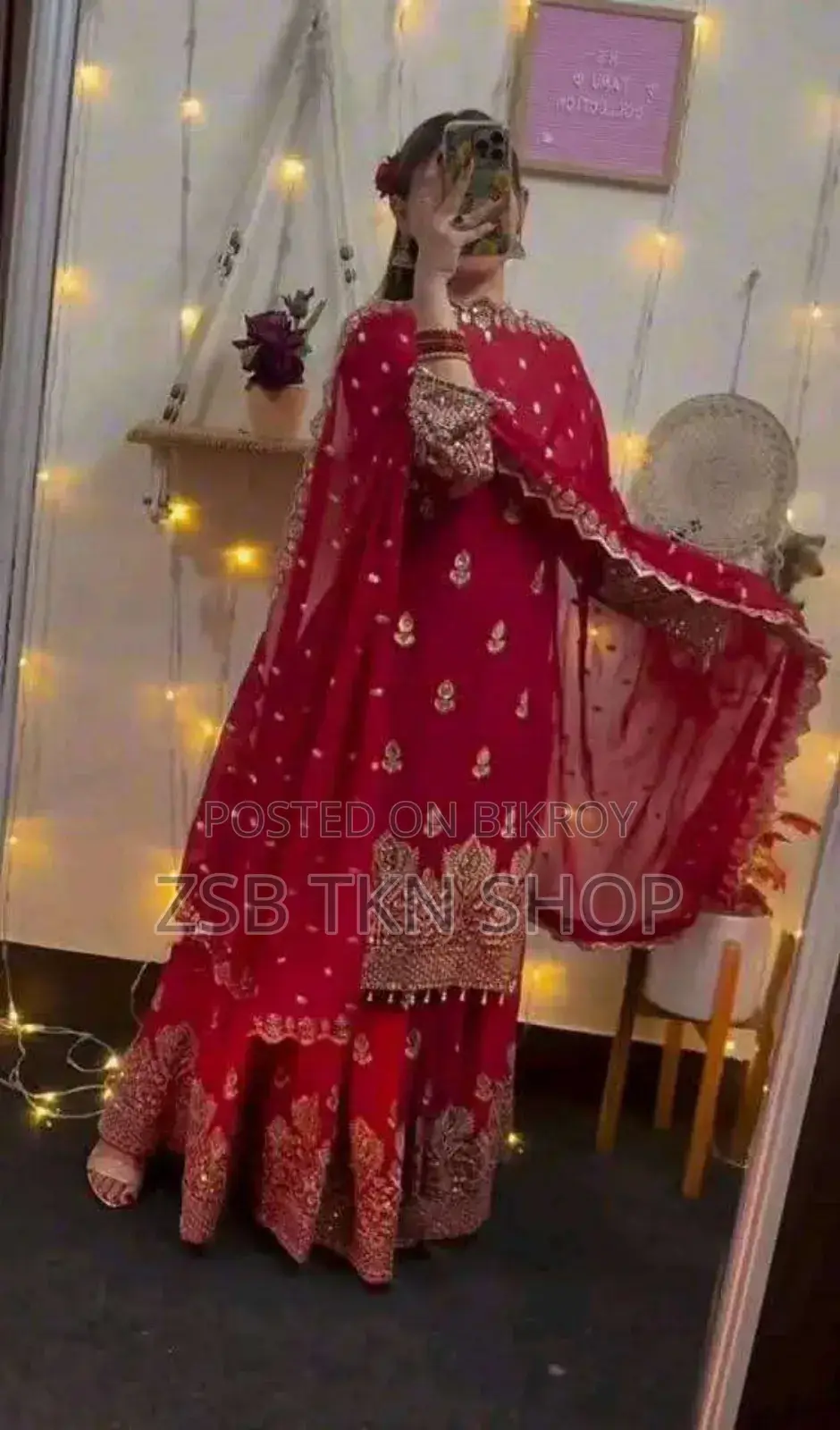 শারারা সিকোয়েন্স কম্পিউটার ওয়ার্ক কামিজ সেট