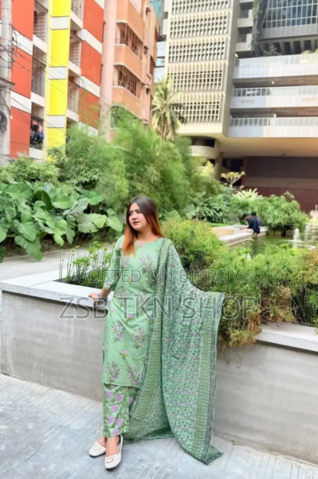 নতুন পাকিস্তানি কটন স্কিন প্রিন্ট কামিজ সেট