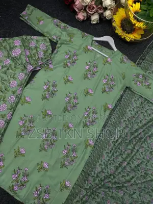 নতুন পাকিস্তানি কটন স্কিন প্রিন্ট কামিজ সেট
