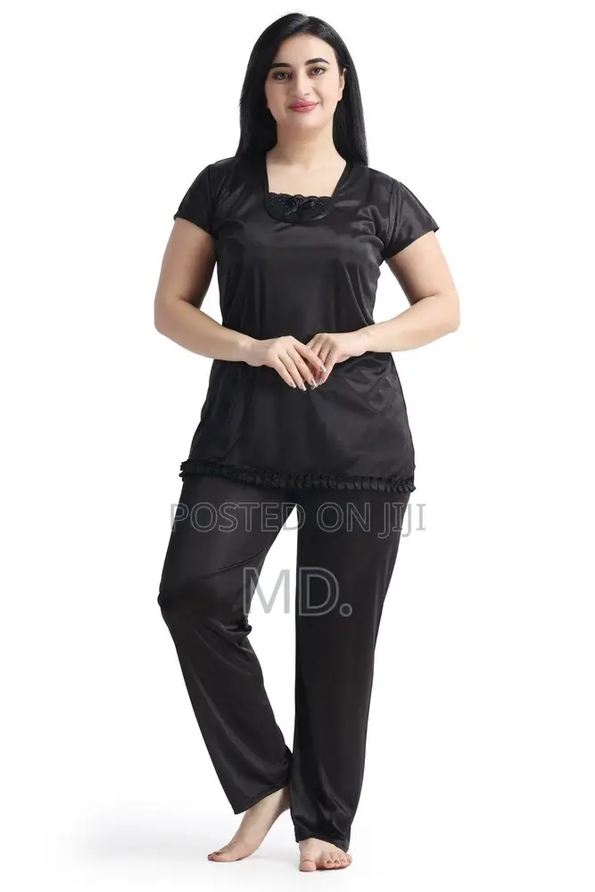 4 Part SilkSatin Night Dress for Women