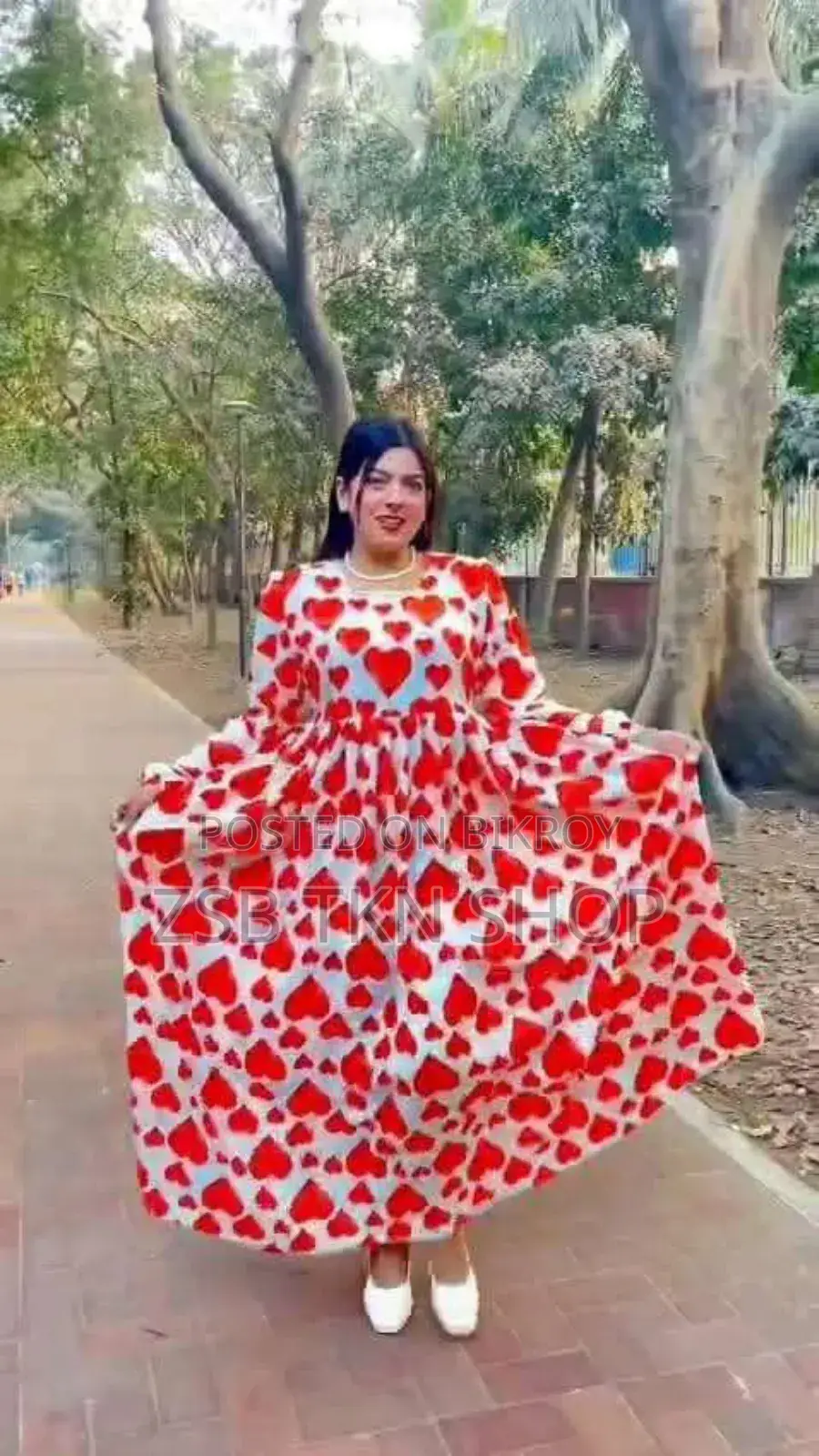 Stylish Silk Screen Print Gown New Collection