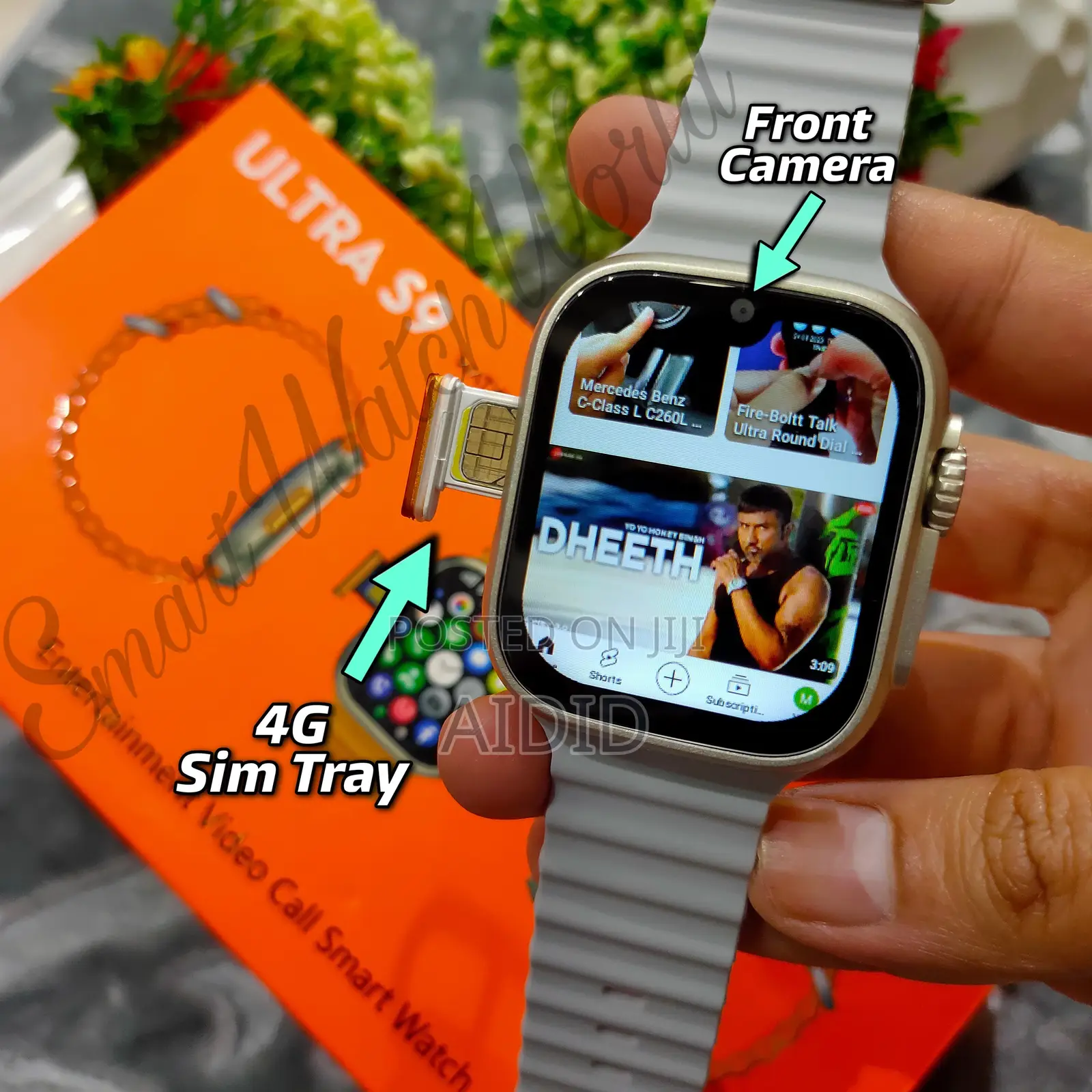 S9 Dual Camera Sim Support Smart Watch