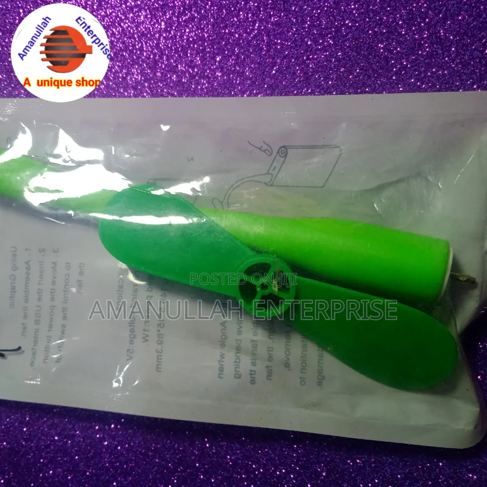 পোর্টেবল টাইপ বি ওটিজি ফ্যান।