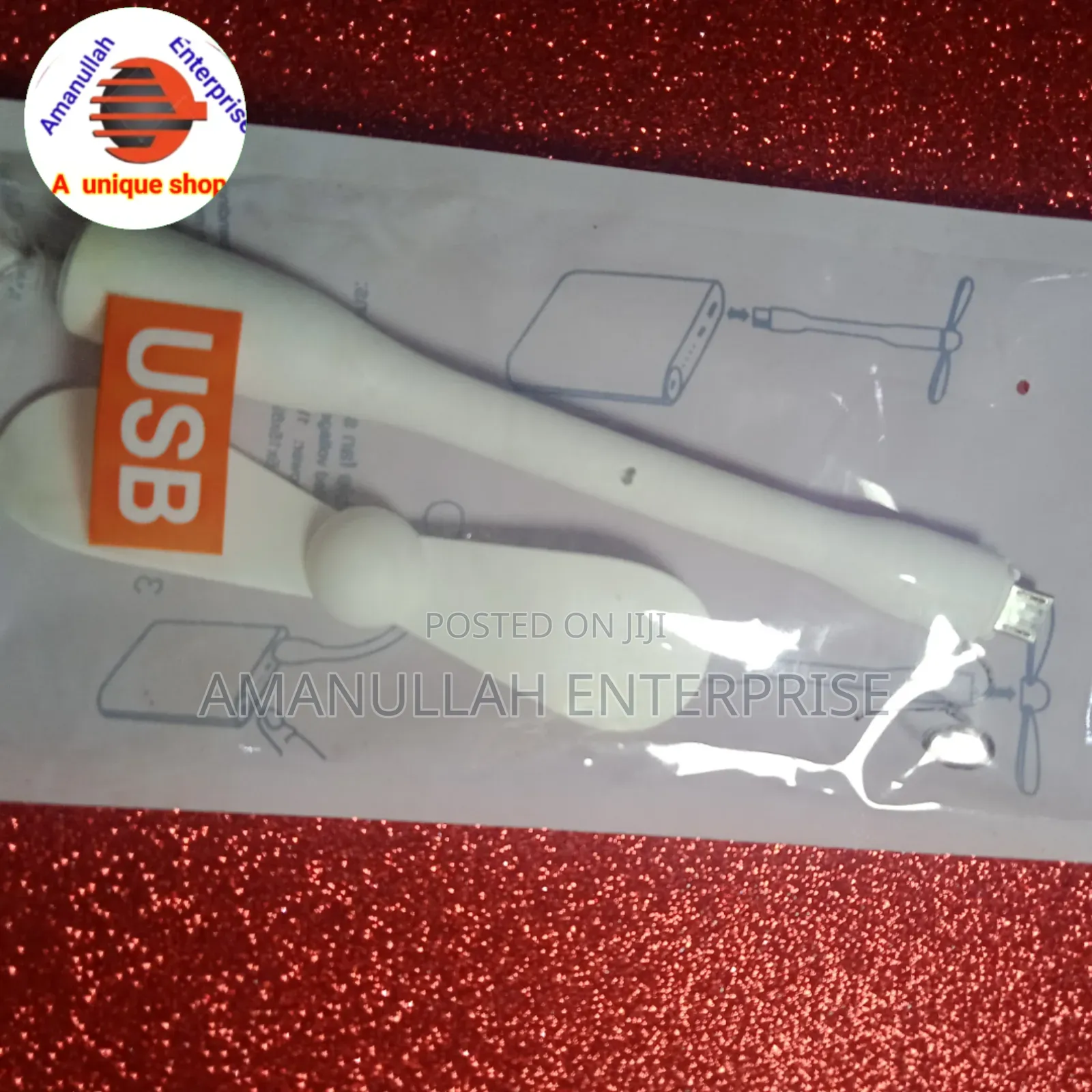 পোর্টেবল টাইপ বি ওটিজি ফ্যান।