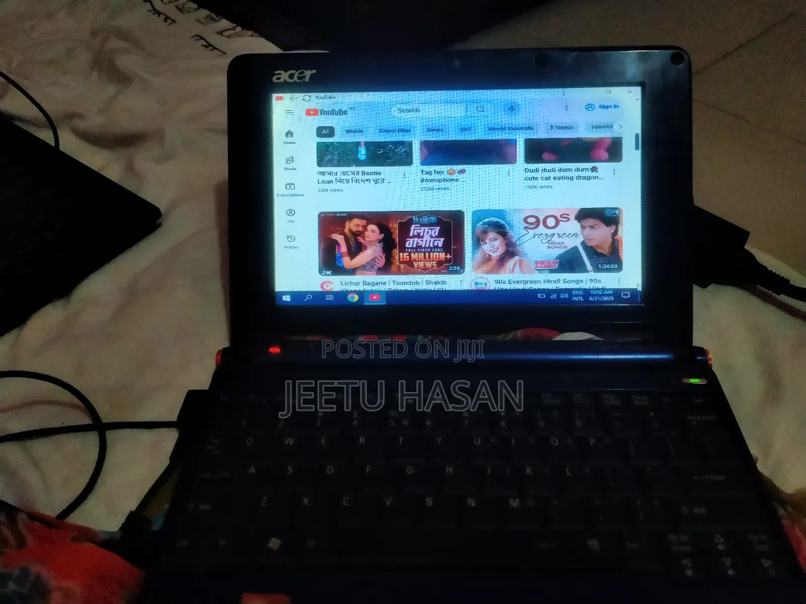 Laptop Acer Aspire One 1.5GB Intel Core 2 Duo HDD 160GB