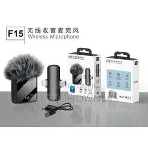 Microphone 2in1 Wireless Lavalier F15-2 Usb Type C + I Phone